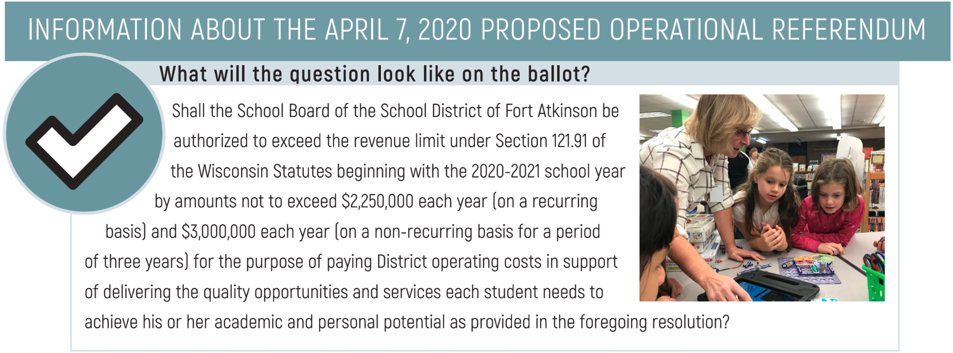 On the ballot On the ballot